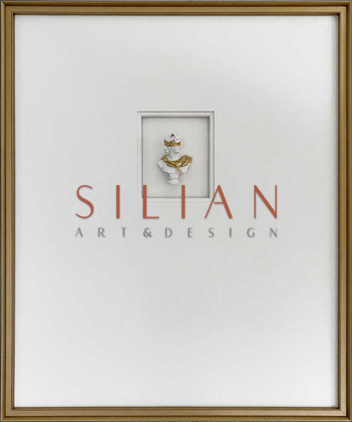 Plaster Statue with Gold Leaf III